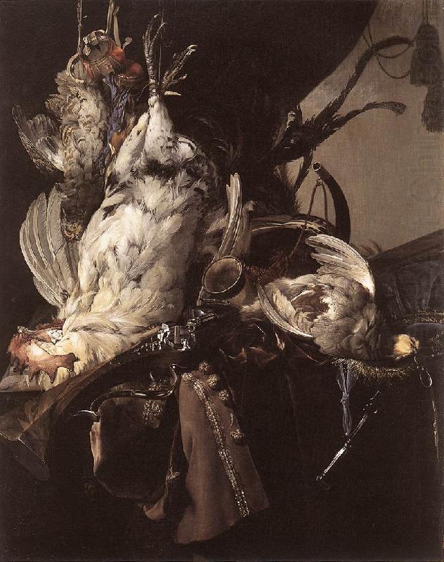 Willem van Still-Life of Dead Birds and Hunting Weapons china oil painting image